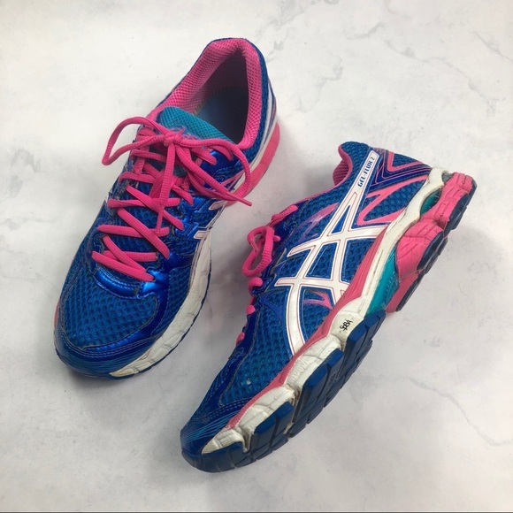 [Asics] Pink Blue Athletic Runners